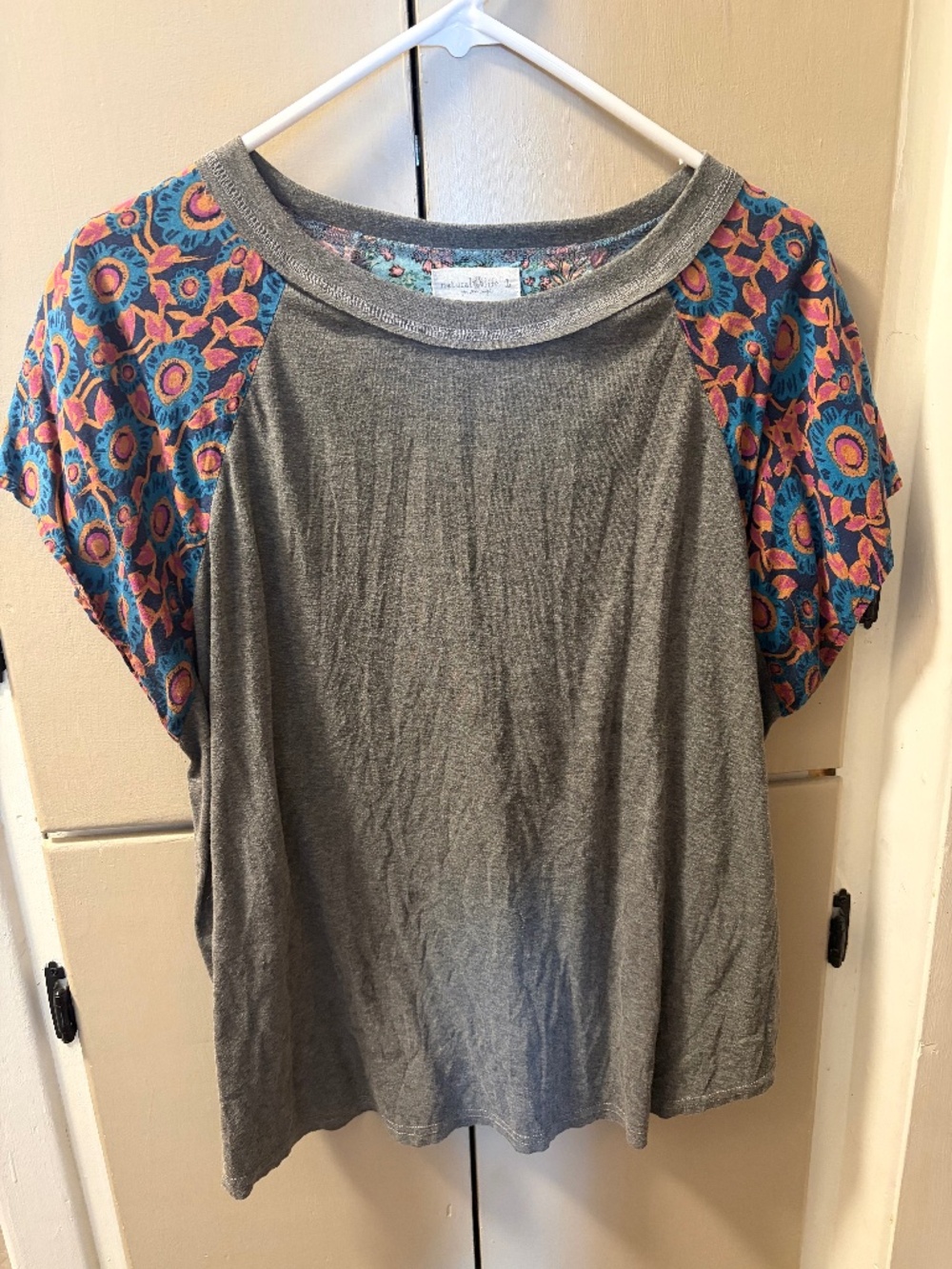 Natural life size large shirt